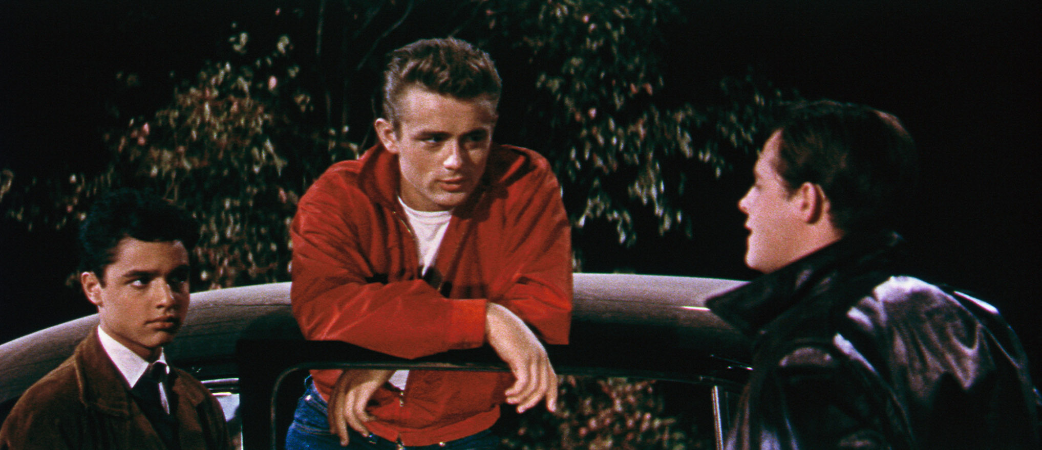 REBEL WITHOUT A CAUSE, Sal Mineo, James Dean, Corey Allen, 1955