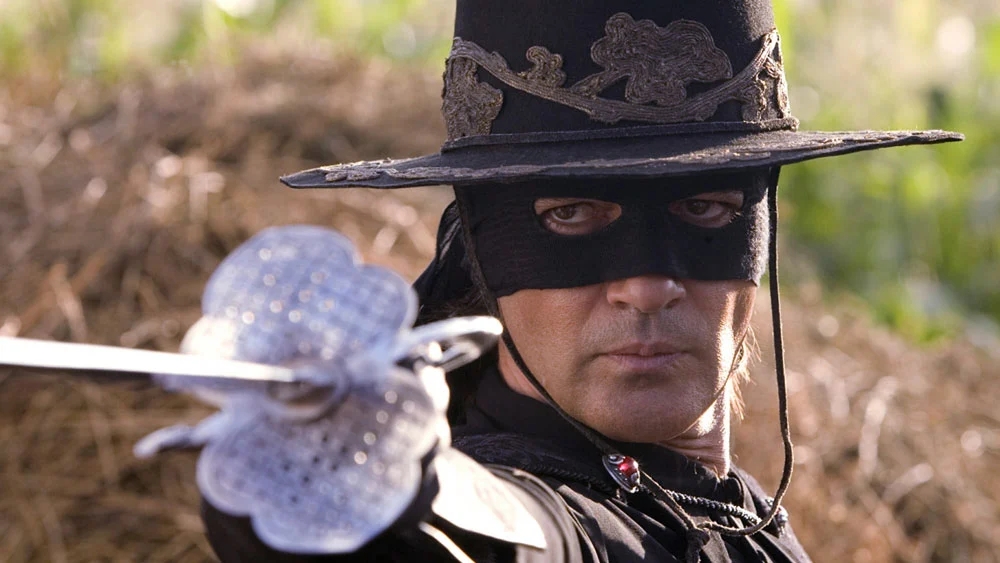 Antonio Banderas in "The Mask of Zorro"