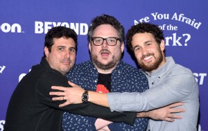 HOLLYWOOD, CALIFORNIA - OCTOBER 07: (L - R) Director Dean Israelite and producers BenDavid Grabinski and Spencer Berman attend the premiere of Nickelodeon's "Are You Afraid of the Dark?" at 2019 Beyond Fest at the Egyptian Theatre on October 07, 2019 in Hollywood, California. (Photo by Michael Tullberg/Getty Images)