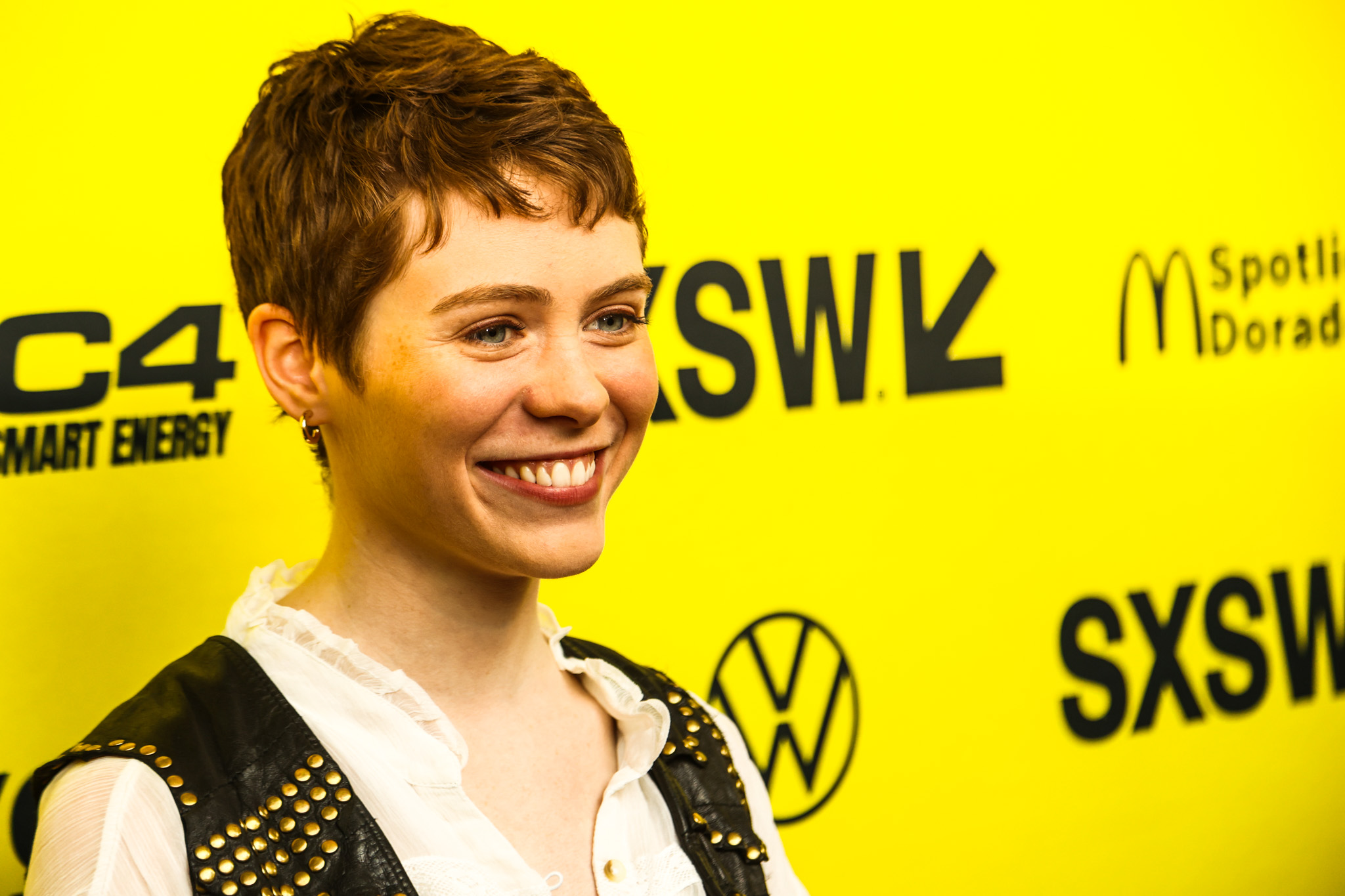 Sophia Lillis at the premiere of "Dungeons & Dragons: Honor Among Thieves" at SXSW held at the Paramount Theatre on March 10, 2023 in Austin, Texas (Photo by Chris Carrasquillo/Variety via Getty Images)