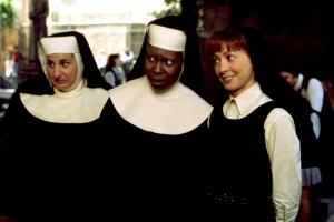 SISTER ACT, Whoopi Goldberg, Kathy Najimy, 1992. (c) Buena Vista Pictures/ Courtesy: Everett Collection.