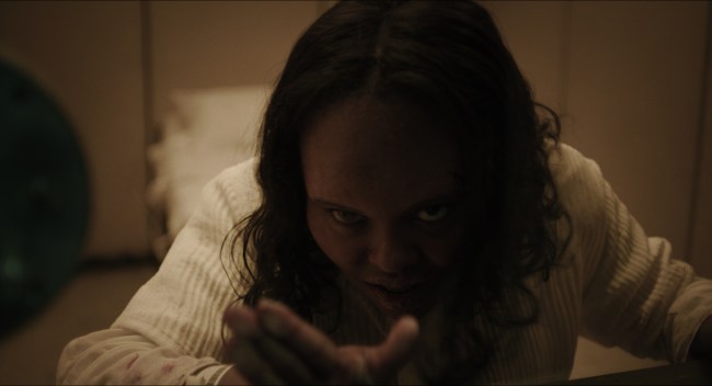 Angela Fielding (Lidya Jewett)  in The Exorcist: Believer, directed by David Gordon Green.