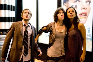 Editorial use only. No book cover usage.Mandatory Credit: Photo by Moviestore/Shutterstock (1566690a)Cloverfield, Lizzy Caplan, Jessica Lucas, Michael Stahl-davidFilm and Television